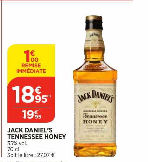 jack daniel's tennessee honey