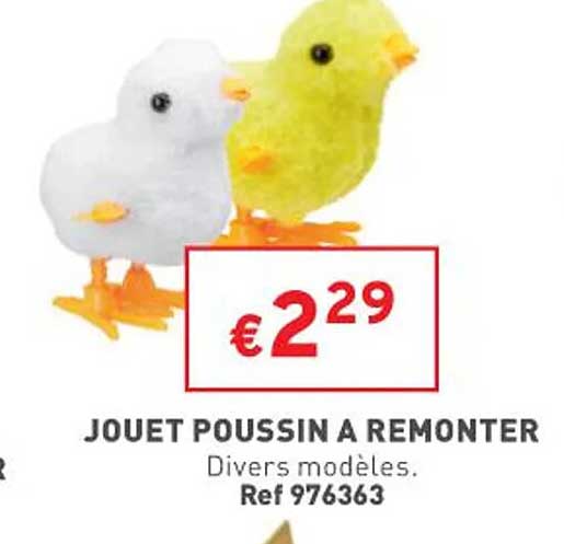 jouet poussin à remonter