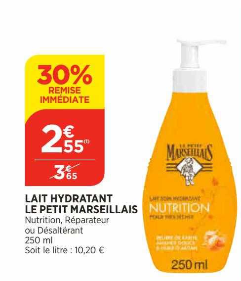 Lait Hydratant Le Petit Marseillais