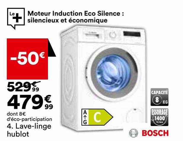 lave-linge hublot bosch