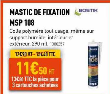 mastic de fixation msp 108 bostik