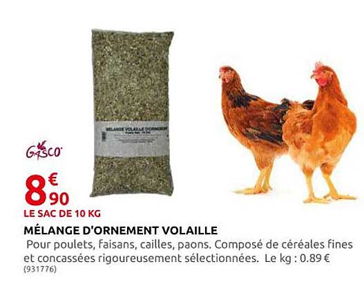 mélange d'ornement volaille gasco