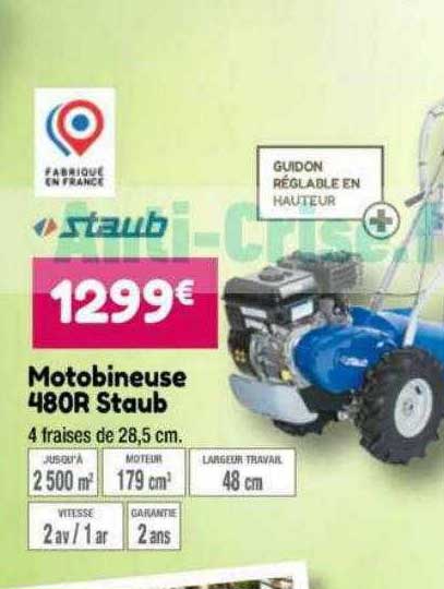 Motobineuse 480r Staub