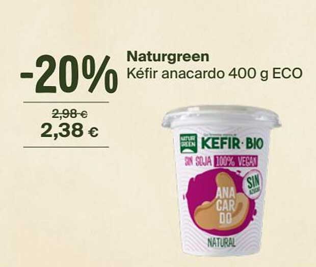 naturgreen kéfir anacardo 400g