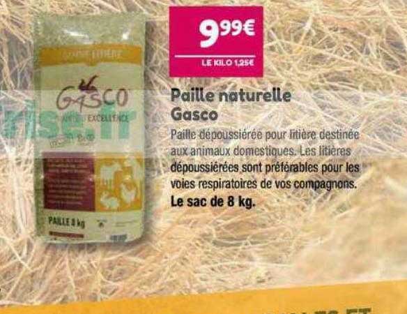 paille naturelle gasco