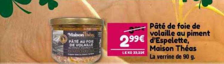 pâté de foie de volaille au piment d'espelette, maison théas