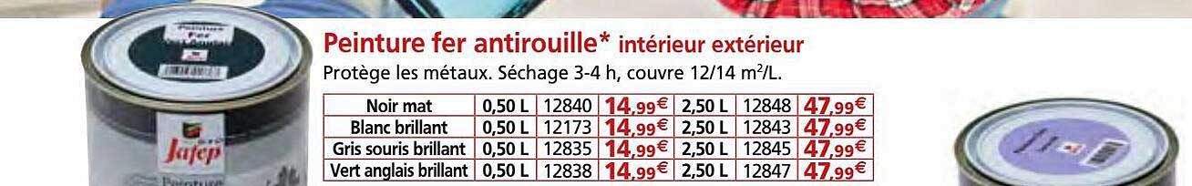 peinture fer antirouille intérieur extérieur jafep