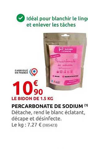 percarbonate de sodium