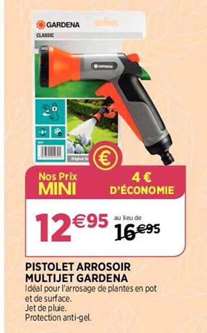 Pistolet Arrosoir Multijet Gardena