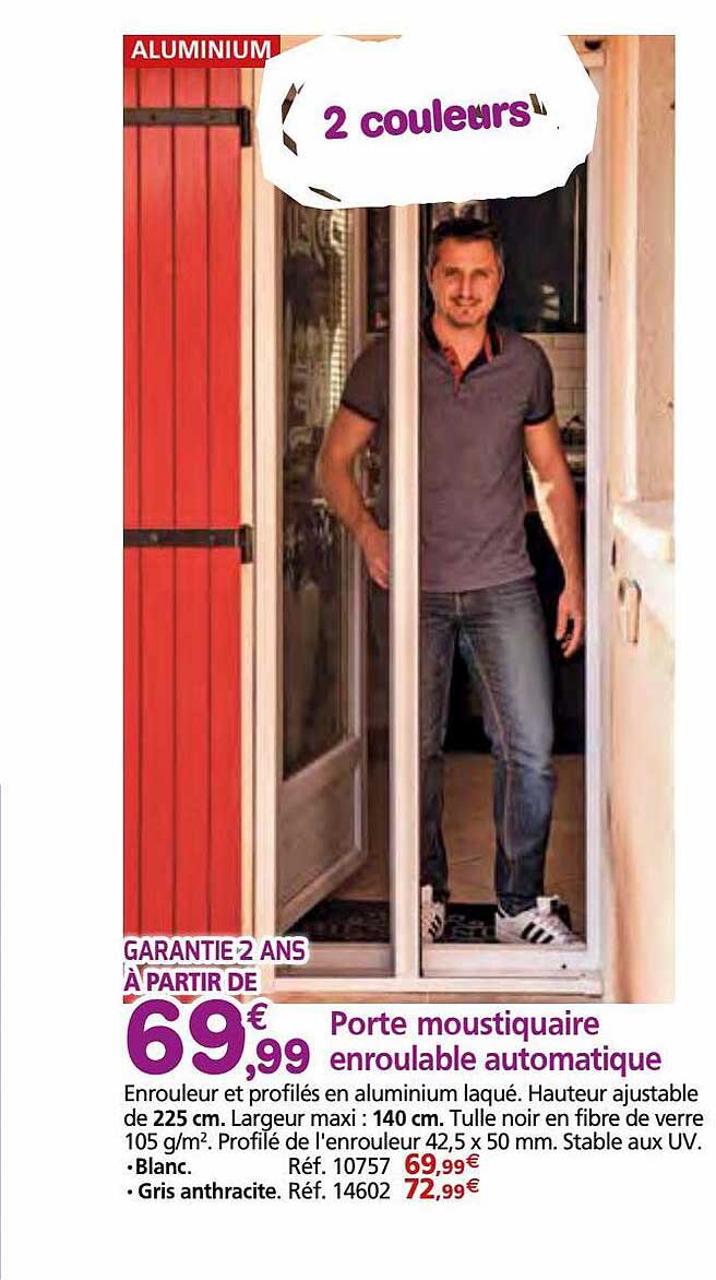 Porte Moustiquaire Enroulable Automatique