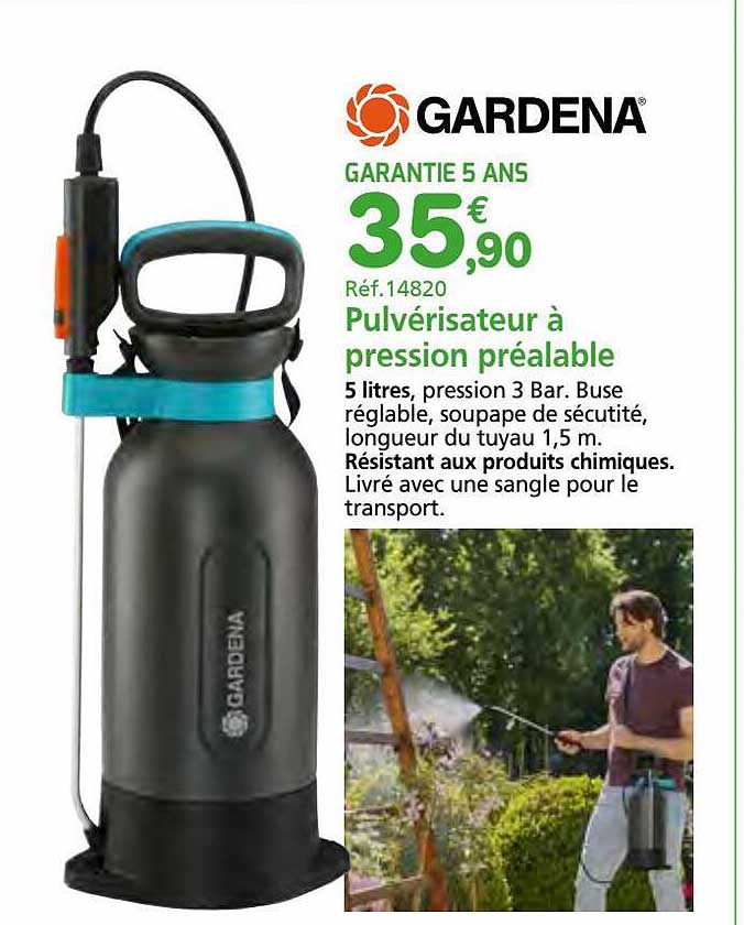 Pulvérisateur à Pression Préalable Gardena