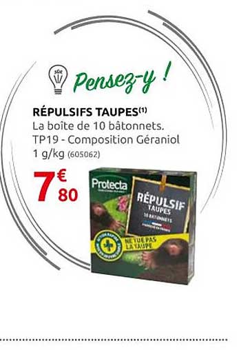 répulsifs taupes