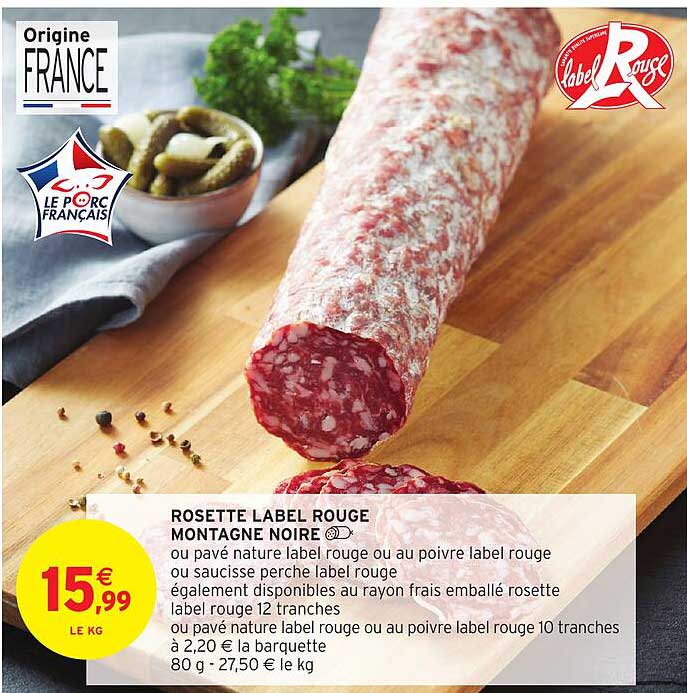 Rosette Label Rouge Montagne Noire