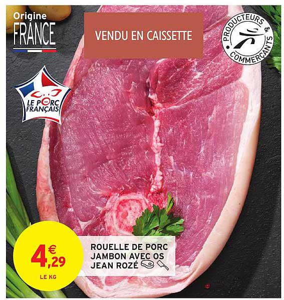 rouelle de porc jambon avec os jean rozé