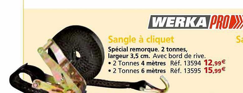 Sangle à Cliquet Werka Pro