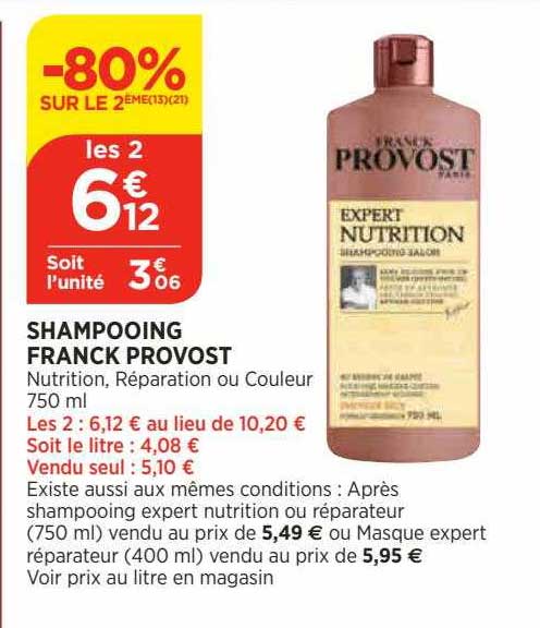 shampooing franck provost