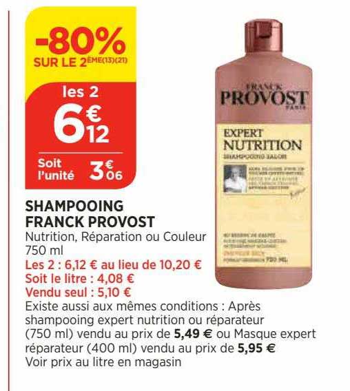shampooing franck provost