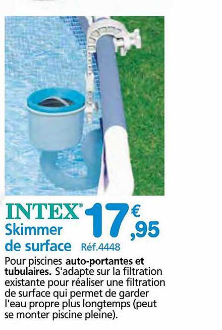 skimmer de surface intex