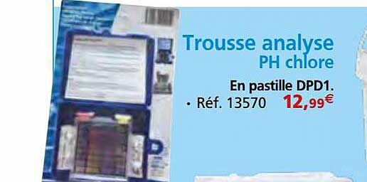 trousse analyse ph chlore