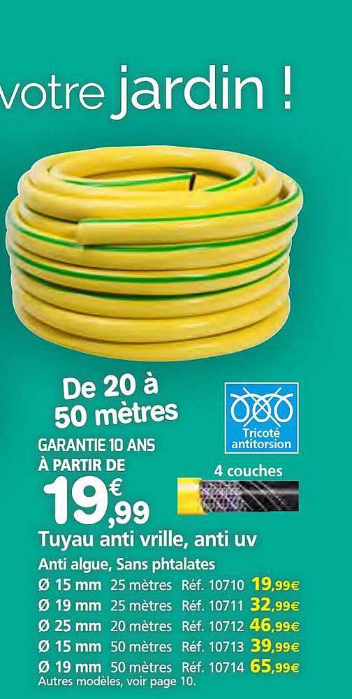 tuyau anti vrille, anti uv