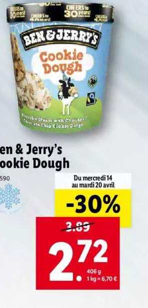 ben & jerry's cookie dough