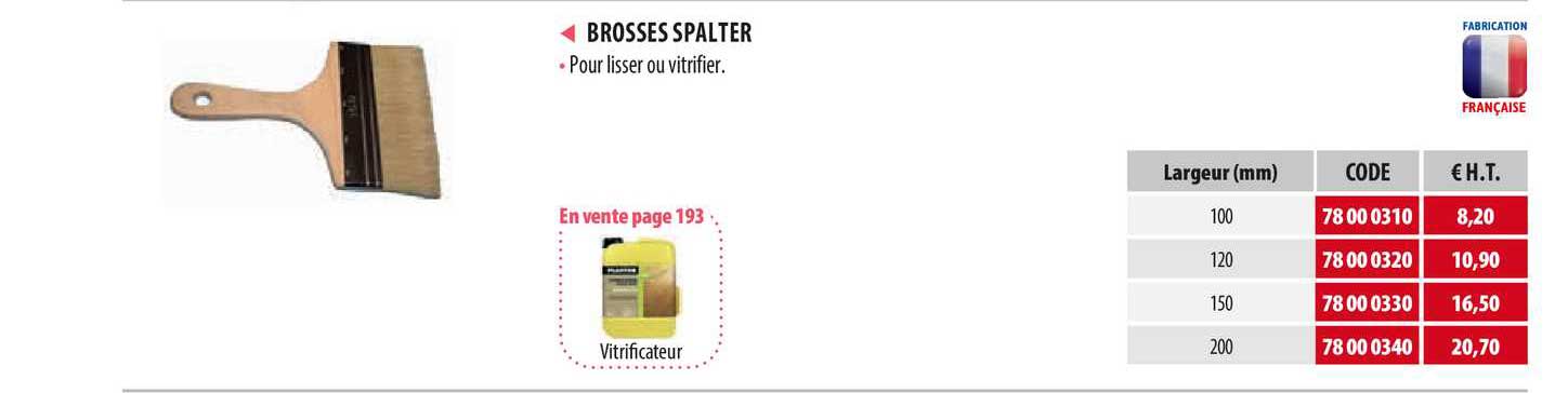 brosses spalter