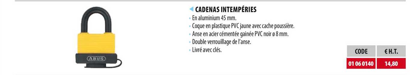 cadenas intempéries