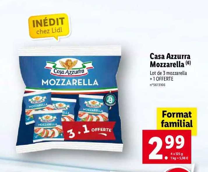 casa azzurra mozzarella