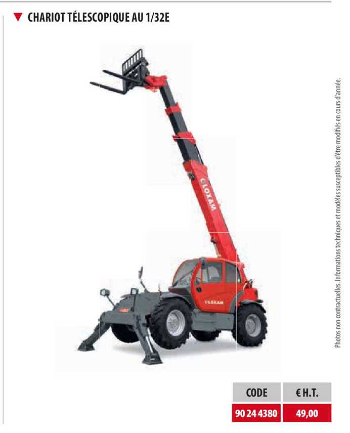 chariot télescopique au 1-32e
