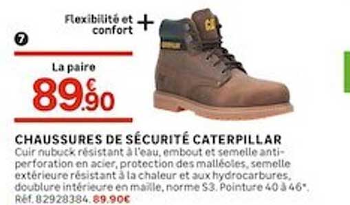 Chaussures De Sécurité Caterpillar
