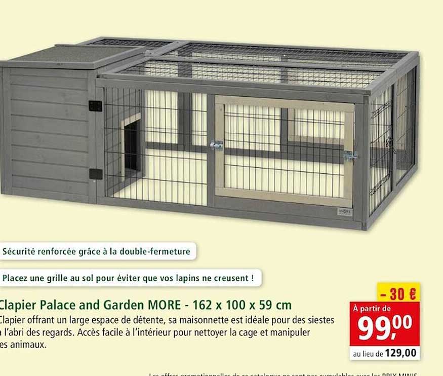 clapier palace and garden more - 162 x 100 x 59 cm