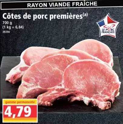 Côtes De Porc Premières