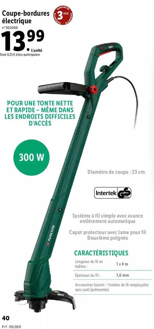 coupe-bordures électrique