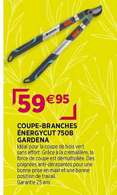 coupe-branches énergycut 750b gardena