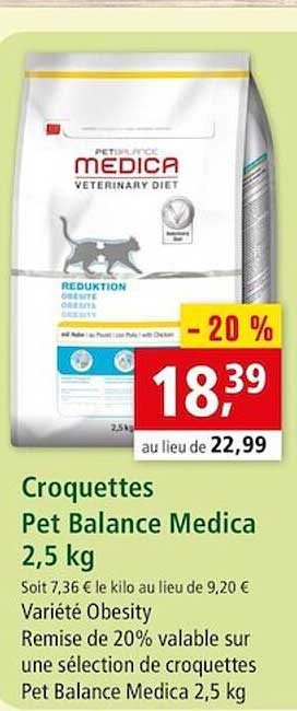 croquettes pet balance medica 2,5 kg