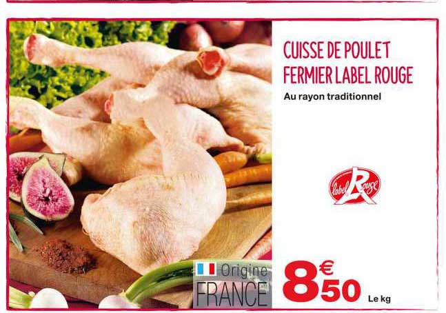 Cuisse De Poulet Fermier Label Rouge