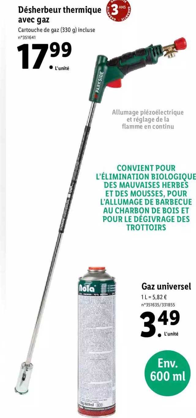 Désherbeur Thermique Avec Gaz