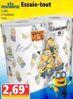 essuie-tout minions
