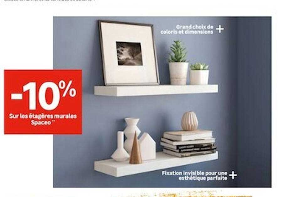 étagères murales spaceo