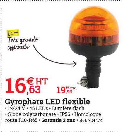 gyrophare led flexible