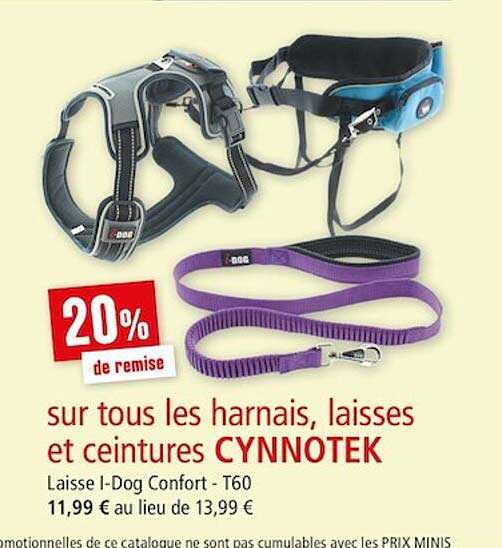 harnais, laisses et ceintures cynnotek
