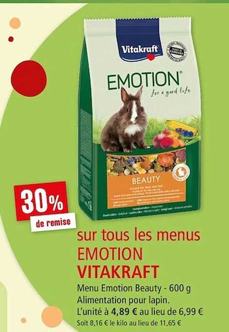 les menus emotion vitakraft