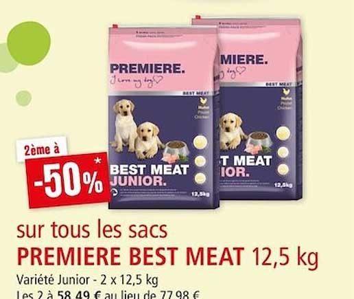 Les Sacs Première Best Meat 12,5 Kg