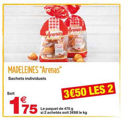 Madeleines "arenas"