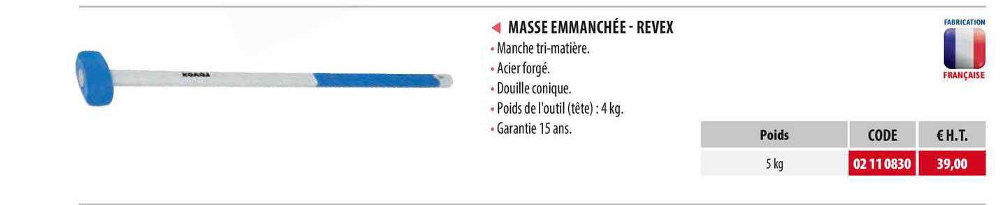 masse emmanchée - revex