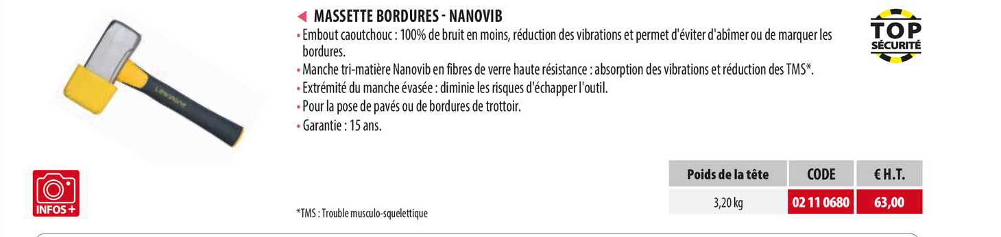 massette bordures - nanovib