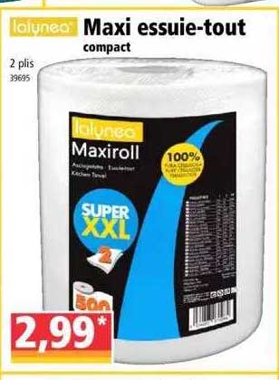 maxi essuie-tout compact lalynea