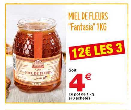 miel de fleurs "fantasia" 1kg