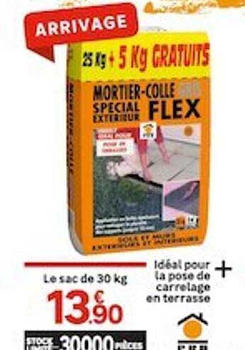 Mortier-colle Special Extérieur Flex