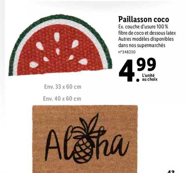 Paillasson Coco